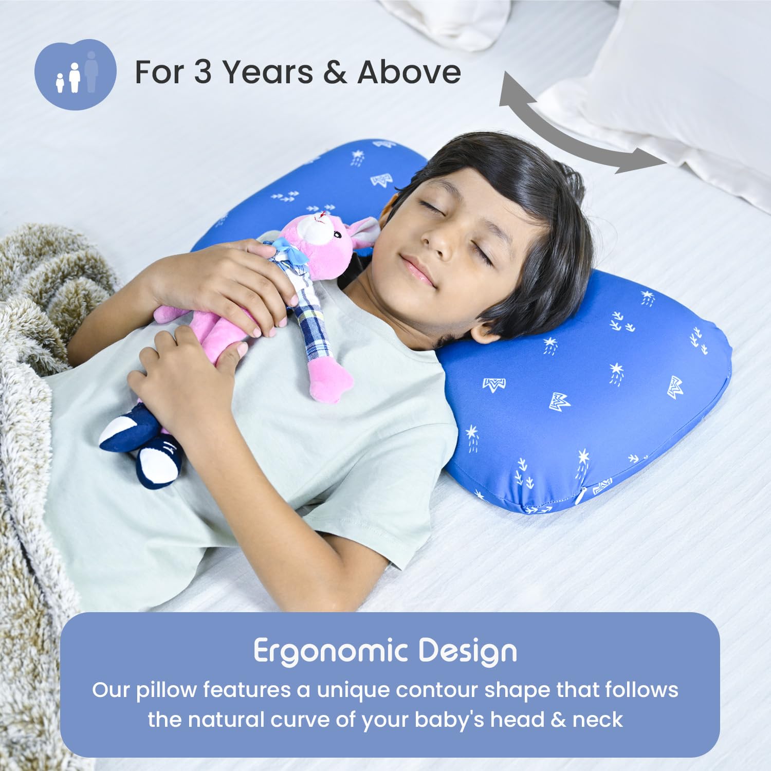 Contour Memory Foam Kids Pillow (3+ Years) Secondary image