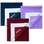 Maroon + Violet + Navy Blue