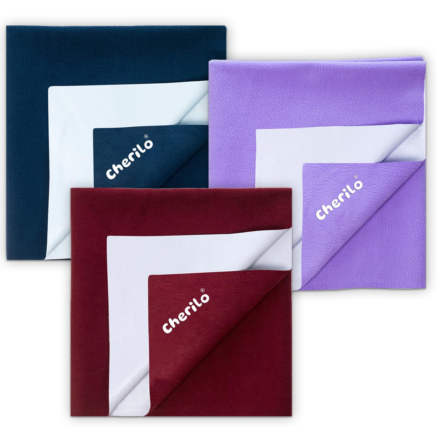 Maroon + Violet + Navy Blue