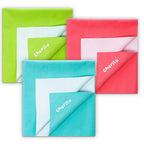 Sea Green + Pista Green + Salmon Rose