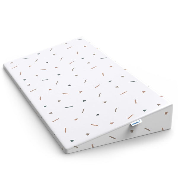 Full Size Baby Wedge Pillow | Elevated Crib Support for Acid Reflux & Colic