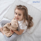 Adjustable Microfiber Kids Pillow | Soft Cover, 12x18 Inches