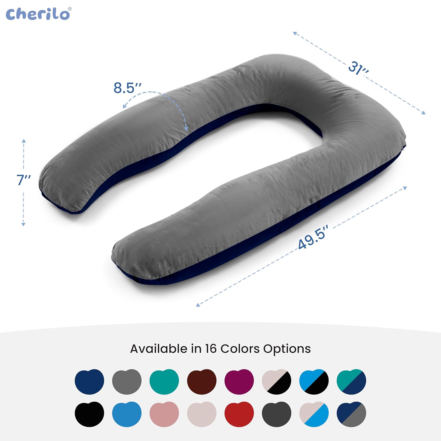 Grey/Navy Blue 6