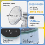 Electric Breast Pump | 4 Modes, 9 Levels, USB & Battery, BPA Free