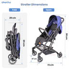 Baby Stroller (0–3 Years) Foldable | Recline, 5-Point Harness