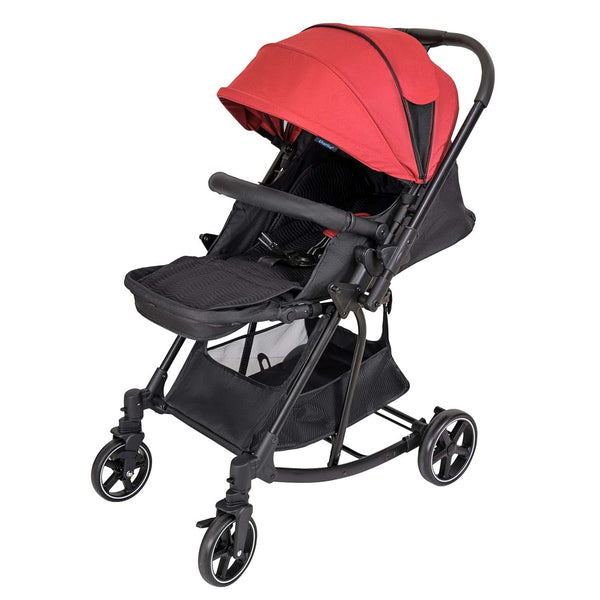 Baby Stroller Cum Rocker (0–3 Years) Reversible Handle | Recline, 5-Point Harness