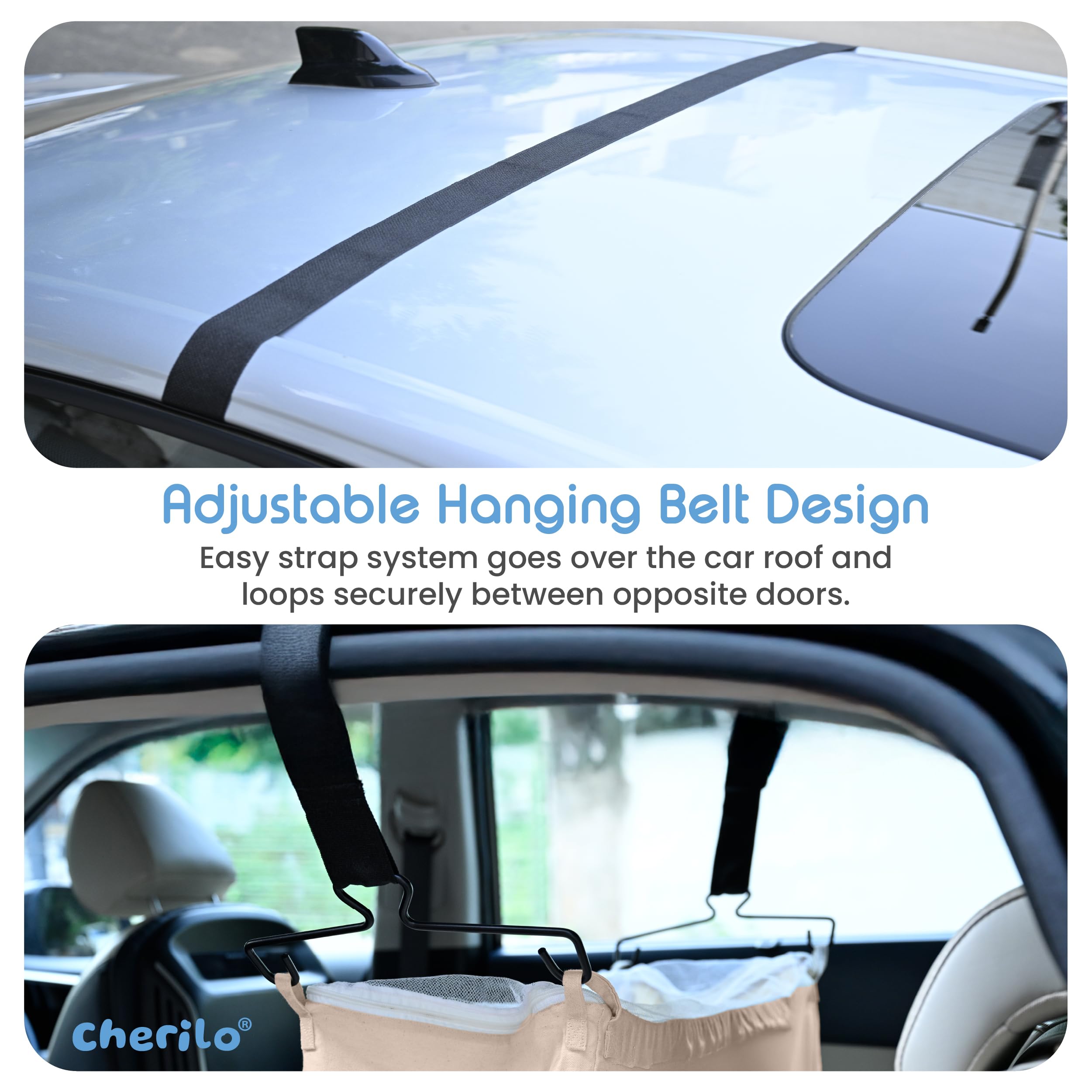 Baby Car Cradle Hammock (0–3 Years) | Travel Jhula with Net & Adjustable Strap