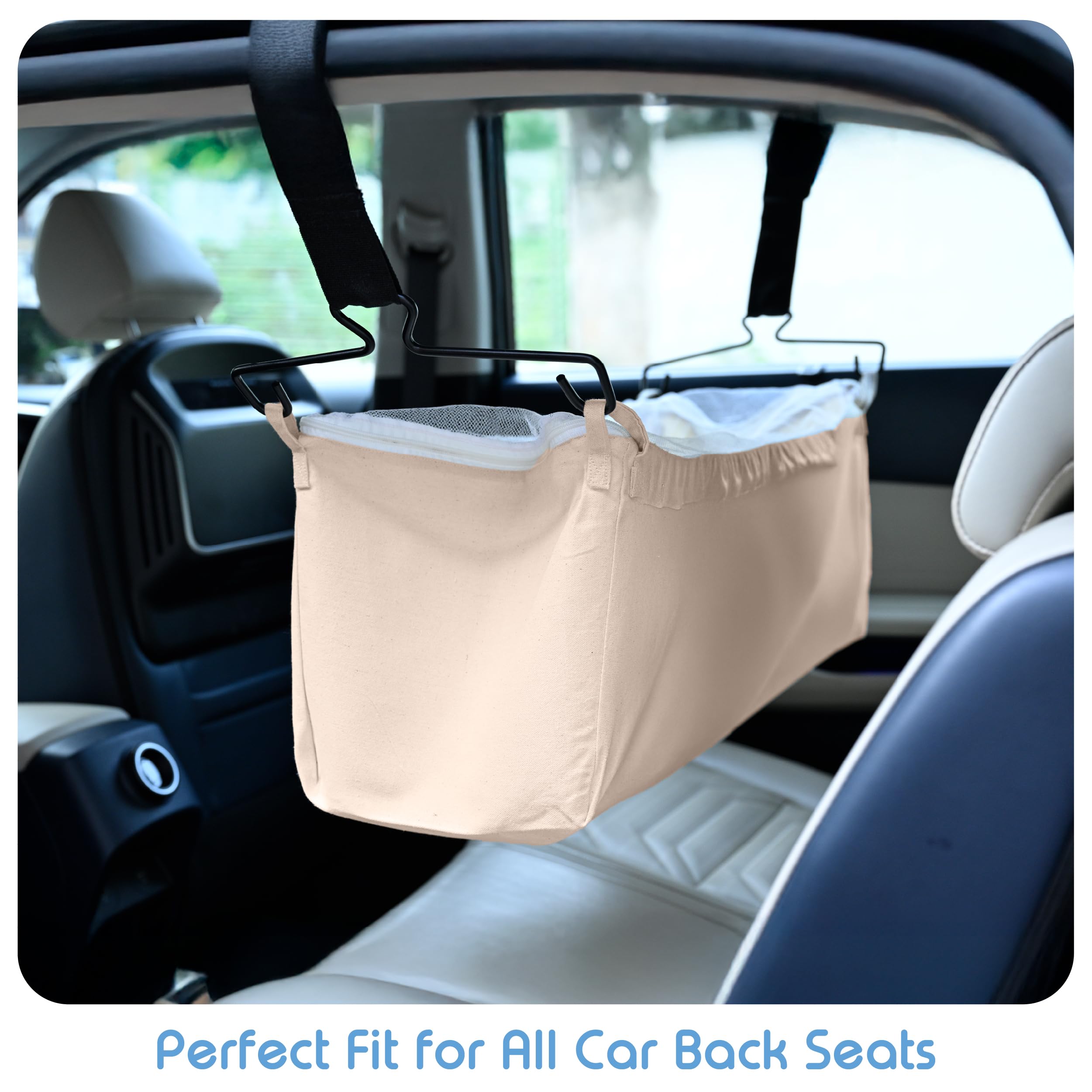 Baby Car Cradle Hammock (0–3 Years) | Travel Jhula with Net & Adjustable Strap